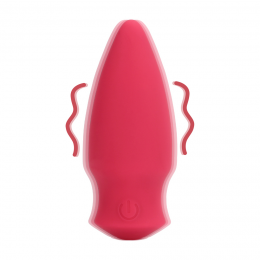 LovelineConeShapedBulletVibratorBlushingRed7cm