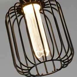 SearchlightLEDDecoCilinderE2745W2700Kzwartemetalenstutten