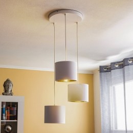 LuminexHanglampSohocilindrischrond3-lampswitgoud