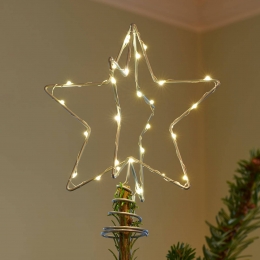 SiriusLEDsfeerlampKerstTopzilver