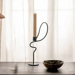 fermLIVINGKandelaarValseTallzwartijzer