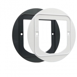 SureFlapMicrochipKattenluikMontageadapterGrijs-Wit