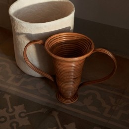 fermLIVINGAmphoravaasrotangewevenhoogte30cm