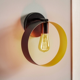 SIGMAWandlampHulainringdesignzwartgoud
