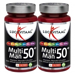GratisVerzending2xLucovitaalMultiManCompleet50MetGinkgoBiloba40capsules