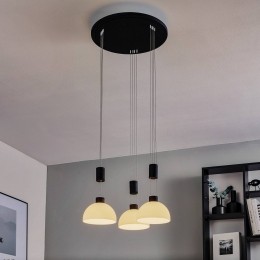 RothfelsLaurenaLEDhanglamp3-lampsrondzwart
