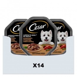 14xCesarCuisineinSausKuipjeKalkoenenRund150gr