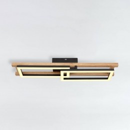 GloboLEDplafondlampIllainhoutdesignlengte69cm