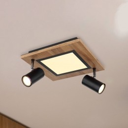 GloboUllaplafondlampmetLEDs2-lamps30x30cm