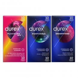 Durex-PleasureMeCondooms10stuksOrgasmIntenseCondooms10stuksPerformaCondooms10stuks-Pakket