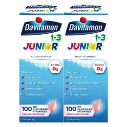 GratisVerzending2xDavitamonJunior1Framboos100ml