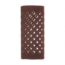 EfalockFluwelenrollerBruin28mm12st