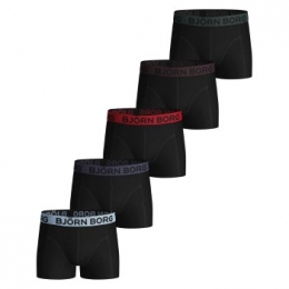 BjrnBorg5stuksCottonStretchShortsForBoys2035Actie
