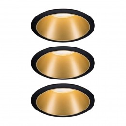 PaulmannColeLEDSpotlightgoud-zwart3perset