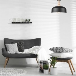 EnvostarGinaplafondlampmetalenkapzwart