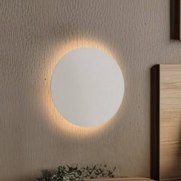 TKLightingWandlampLunabeigeindirectlicht30cmstaal