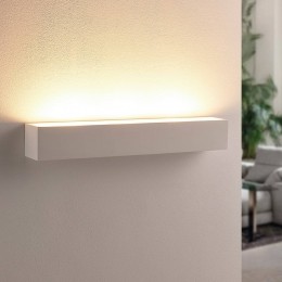 LindbywandlampSantino51cmgipsG9overschilderbaar