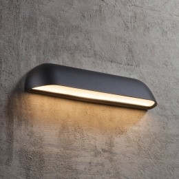 NordluxLEDbuitenwandlampvoorzijde36zwart