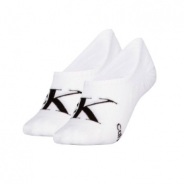 CalvinKlein2stuksWomenMonogramFootieSocksActie