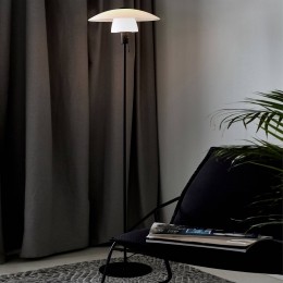 NordluxVloerlampVeronaframezwartkapopaal