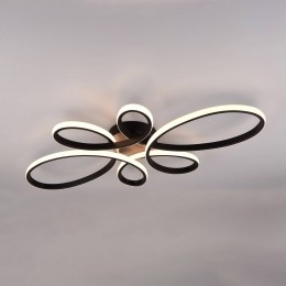 TrioLightingFlyLEDplafondlampmatzwart3000K83cmx45cm