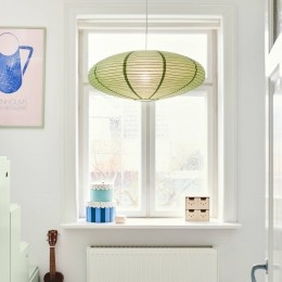 NordluxVillo60papierenkap60cmhoogte25cmgroen