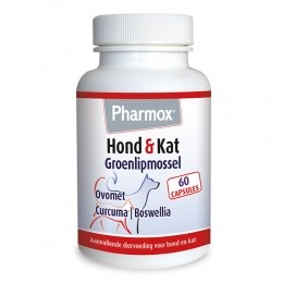 PharmoxHondenKatGroenlipmossel60tabletten