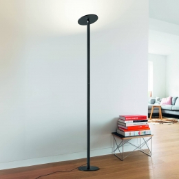 FabasLuceReginaLEDvloerlampzwartCCTdimbaarhoogte180cm