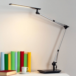 LindbyLEDbureaulampFelipezwartklemvoet