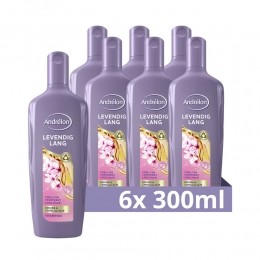 6xAndrelonShampooLevendigLang300ml