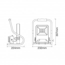 LEDVANCEWerklampR-StandSchijnwerper30W