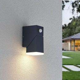 LindbyLEDwandlampSally15cmantracietIP54sensor