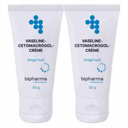 2xBipharmaVaselineCetomacrogolcrme50gr