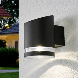 LindbyLEDbuitenwandlampMelinda9cmroestvrijstaal