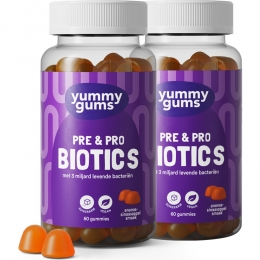 GratisVerzending2xYummygumsPreProbiotics60gummies