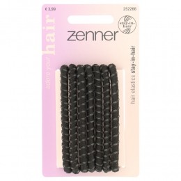 ZennerElastiekenStayinHairZwart7stuks