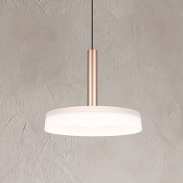 TrioLightingLEDhanglampCelestewitbruin22cmglasdimbaar