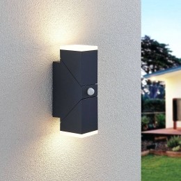 LindbyLEDwandlampSally22cmantracietIP54sensor