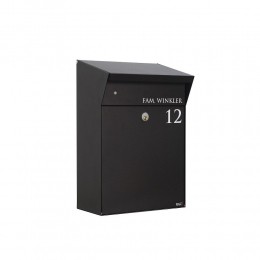 DesignbrievenbusmetLED-verlichtingAlluxBjrn-zwart