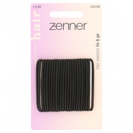 8xZennerElastiekenDunZwart24stuks