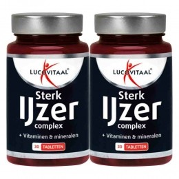 GratisVerzending2xLucovitaalSterkIJzerComplex30tabletten