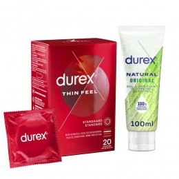 DurexThinFeelCondoomsenNaturalGlijmiddelPakket