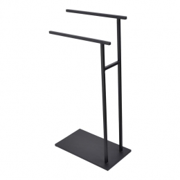 LOFT42YinHanddoekenrek-2roedes-Zwart-Metaal