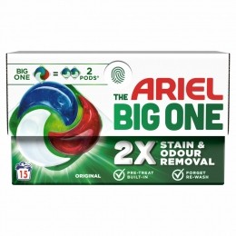 Ariel3in1WasmiddelPodsTheBigOneOriginal15stuks