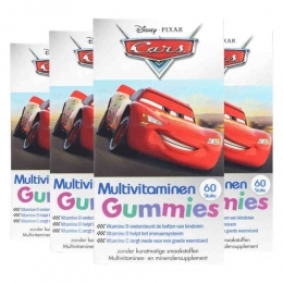 GratisVerzending4xDisneyMultivitaminesCars60Gummies