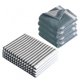 ByrklundKeuken-enTheedoekensetDryDishesDryHandsBlauw-8delig