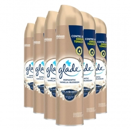6xGladeLuchtverfrisserSprayRomanticVanillaBlossom300ml