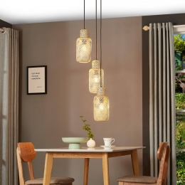 LindbyVenorahanglamprond3-lamps15cmbamboe
