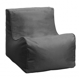 LeenBakker-LebelLoungestoel-Antraciet-80x60x65Cm-Polyester-Grijs