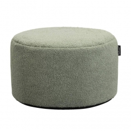 LeenBakker-LebelPoefTeddy-Olijf-48x28Cm-Polyester-Groen